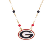 Canvas Jewelry 26 27496N-xx Logo Layering Necklace - 2 Schools