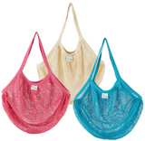 Design Imports 26 755817 Malibu Netted Beach Tote - 3 Colors