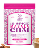 Leely Chai 26 0xxCH Spice Chai Blend Tea - 6 Flavors