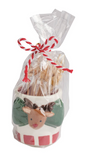Mud Pie 26 40430049x Bow Toothpick Caddy Set - 4 Styles
