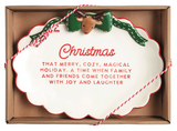 Mud Pie 26 41530014x Bow Sentiment Tray - 2 Styles