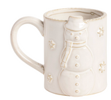 Mud Pie 26 43500305x White Xmas Icon Mug 17oz - 4 Styles