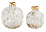 Mud Pie 26 47700512x White & Gold Tortoise Vase - 2 Sizes