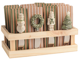 Mud Pie 26 46300322x White Christmas Figural Spreader - 4 Styles