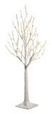 Raz Imports RZ 440091x Lighted White Iced Tree - 2 Sizes