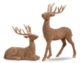 Raz Imports 26 4411321x 15.25" Bronze Glittered Deer - 2 Styles