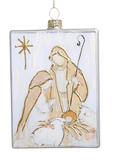Raz Imports 26 4524611x 5" Rectangle Nativity Ornament - 2 Styles