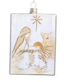 Raz Imports 26 4524611x 5" Rectangle Nativity Ornament - 2 Styles