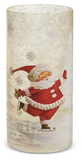 Raz Imports 26 4524788x 8" The Magic of Christmas Skating Santa Container - 2 Sizes