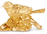 Raz Imports 26 4601619x 7" Gold Bird on Pinecone Branch - 2 Styles