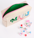 Shiraleah 26 02-62-15xx Shiraleah Mahjong Tiles Zip Pouch - 2 Styles