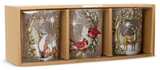 Raz Imports 26 4624839x Woodland Noel Containers 3.5in - 3 Styles