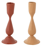 Hazel Mazel 26 HM0550x Enameled Cast Iron Taper Holder - 2 Colors