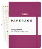 Paperage 26 8093x Undated Casebound Planner - 2 Colors