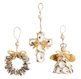 Mud Pie 26 46700497x Figural Oyster Ornament - 3 Styles