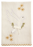 Mud Pie 26 42170355x White Christmas Embroidery Towel - 3 Styles
