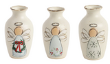 Mud Pie 26 47700509x Christmas Angel Bud Vase - 3 Styles