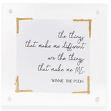EvaBelle 26 44xxx Acrylic Magnetic Frame 4in x 4in - 9 Styles