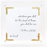 EvaBelle 26 44xxx Acrylic Magnetic Frame 4in x 4in - 9 Styles