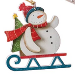 Transpac 26 Y6676x Plywood Christmas Ornaments - 24 Styles