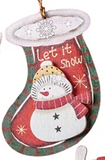 Transpac 26 Y6676x Plywood Christmas Ornaments - 24 Styles