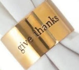 Design Imports 26 751996 Stamped Napkin Ring - 4 Styles