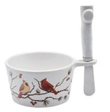 Temp-tations 26 TR00110-xx 10oz Dip Bowl with Spreader - 5 Styles