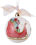 Glory Haus 26 20173433 Santa Sleigh Ornament