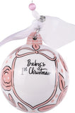Glory Haus 26 20183414 Pink Bow 1st Christmas Ornament