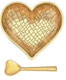 Inspired Generations 26 10198xx Happy Heart Dish with Spoon - 5 Styles
