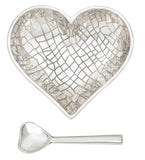 Inspired Generations 26 10198xx Happy Heart Dish with Spoon - 5 Styles
