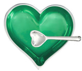 Inspired Generations 26 10198xx Happy Heart Dish with Spoon - 5 Styles