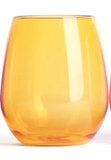 Pop Design 26 JEWEL-STEMLESSxx Unbreakable Acrylic Stemless Wine Glasses, 16oz