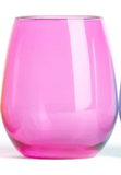 Pop Design 26 JEWEL-STEMLESSxx Unbreakable Acrylic Stemless Wine Glasses, 16oz