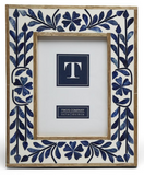 Two's Company 26 53314xx Blue Belle Bone Inlay Photo Frame - 2 Sizes