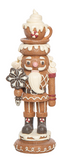 Transpac 26 TC01148x Resin Gingerbread Nutcracker Decor - 2 Styles