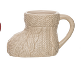 Transpac 26 TC01653x Knit Stocking Mug - 3 Colors