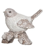 Transpac 26 TC02231x Resin Glitter Winter Bird - 3 Styles