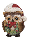 Transpac 26 TC02582x Resin Owl Christmas Critter - 4 Styles
