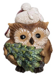 Transpac 26 TC02582x Resin Owl Christmas Critter - 4 Styles
