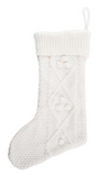 Transpac 26 TC03843x Fabric Traditional Knit Stocking - 3 Colors