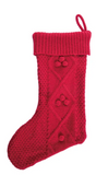 Transpac 26 TC03843x Fabric Traditional Knit Stocking - 3 Colors