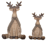 Transpac 26 TC03993x Resin Woodland Texture Moose Figure - 2 Sizes