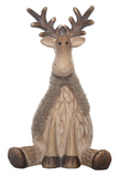 Transpac 26 TC03993x Resin Woodland Texture Moose Figure - 2 Sizes