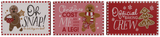 Transpac 26 TC06480 MDF Gingerbread Phrase Block - 3 Styles