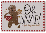 Transpac 26 TC06480 MDF Gingerbread Phrase Block - 3 Styles