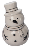 Transpac 26 TC04476 Stacked Snowman Salt & Pepper Set