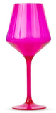 Pop Design 26 STEMMED-xx Unbreakable Acrylic Stemmed Wine Glass - 3 Colors