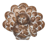 Transpac 26 TH00953x Resin White-Washed Turkey Figure - 3 Styles