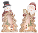Transpac 26 TC00885x Light Up Figure w/Scene Decor - 2 Styles